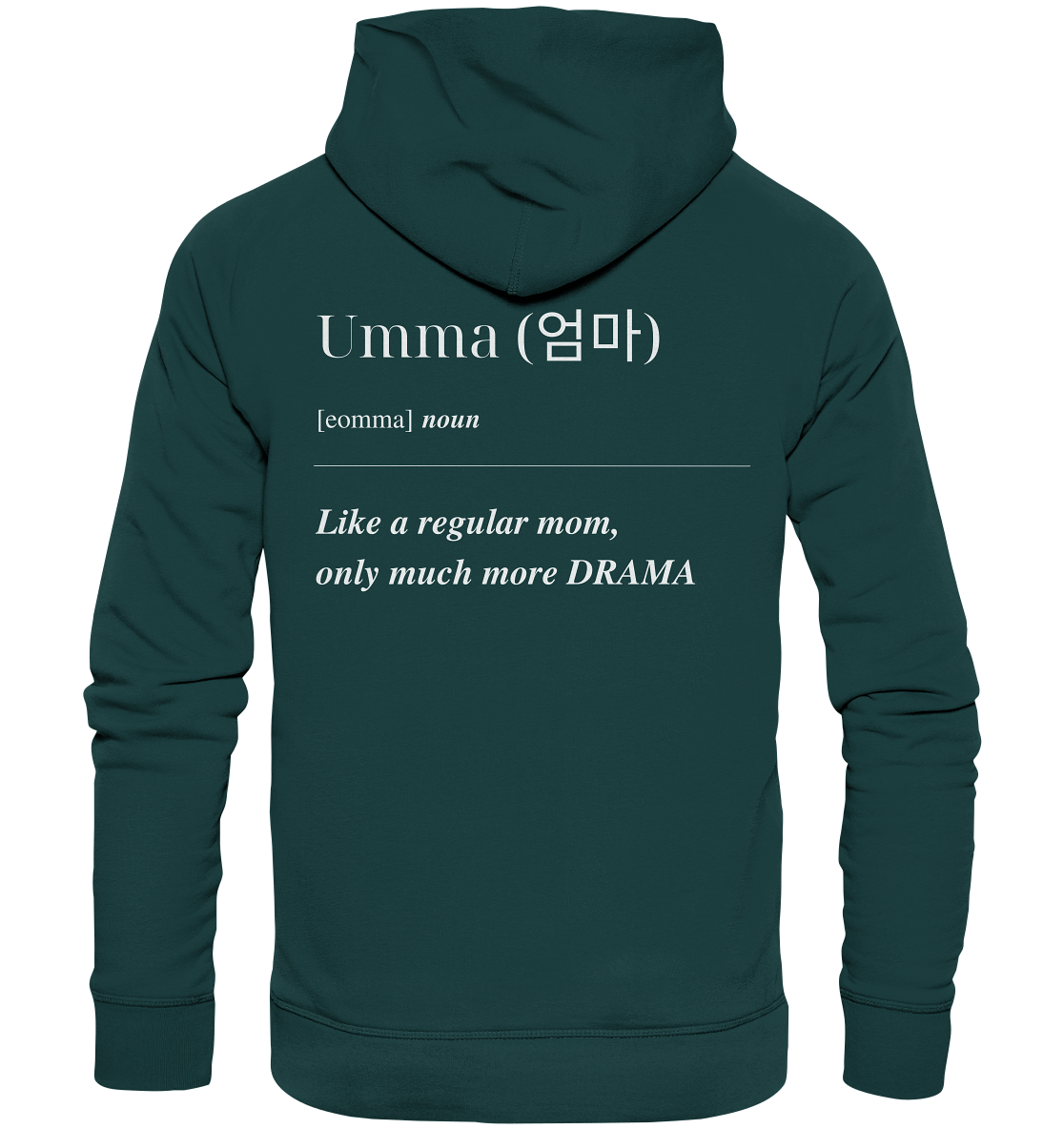 UMMA + FINGERHERZ - BOTH SIDED - Organic Hoodie
