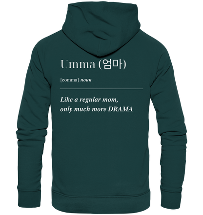 UMMA DEFINITION + BEST UMMA - BOTH SIDED - Organic Hoodie
