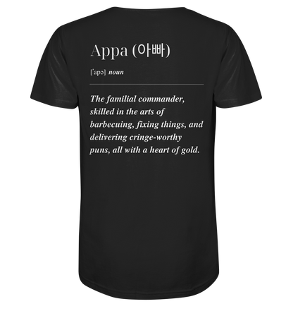 APPA DEFINITION + BEST APPA - BOTH SIDED - Organic Shirt