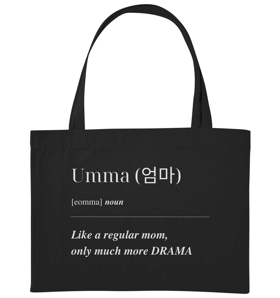 UMMA + FINGERHERZ - DOUBLE-SIDED - Organic Shopping Bag