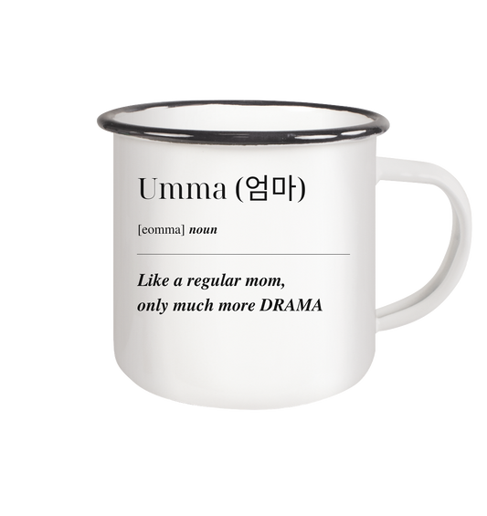 UMMA - Enamel Mug (Black)