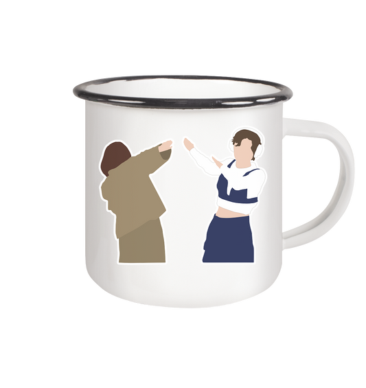 EXTRAORDINARY ATTORNEY WOO - "WOO TO THE YOUNG TO THE WOO" - Enamel Mug (Black)