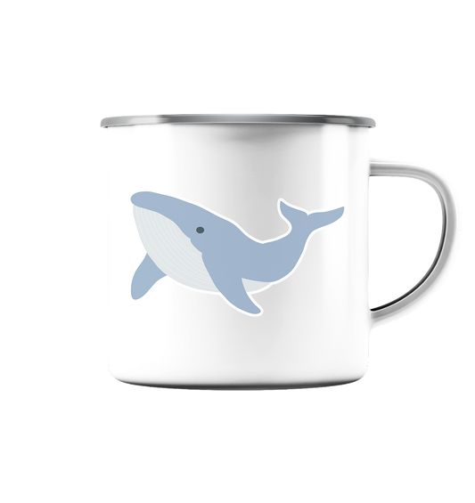 Extraordinary Attorney Woo - Whale - Enamel Mug (Silver)