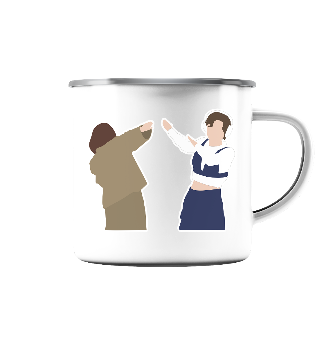 EXTRAORDINARY ATTORNEY WOO - "WOO TO THE YOUNG TO THE WOO" - Enamel Mug (Silver)