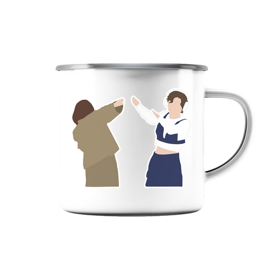 EXTRAORDINARY ATTORNEY WOO - "WOO TO THE YOUNG TO THE WOO" - Enamel Mug (Silver)