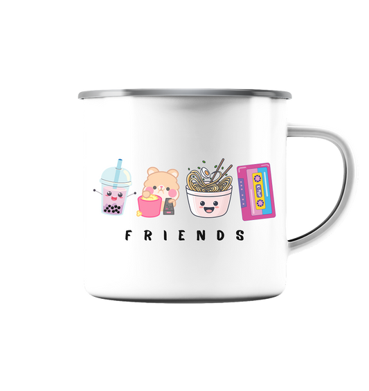 FRIENDS - Enamel Mug (Silver)