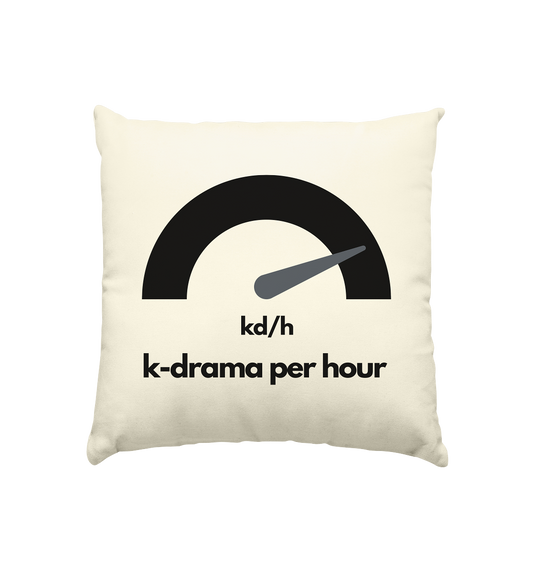 K-Drama per Hour - Cushion natural 40x40cm