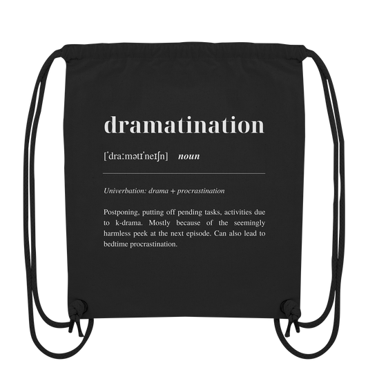 Dramatination - Organic Gym Bag