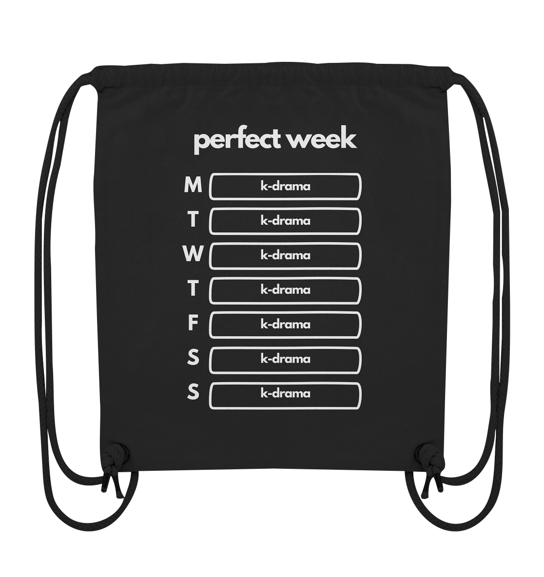 K-Drama Week - Organic Gym Bag