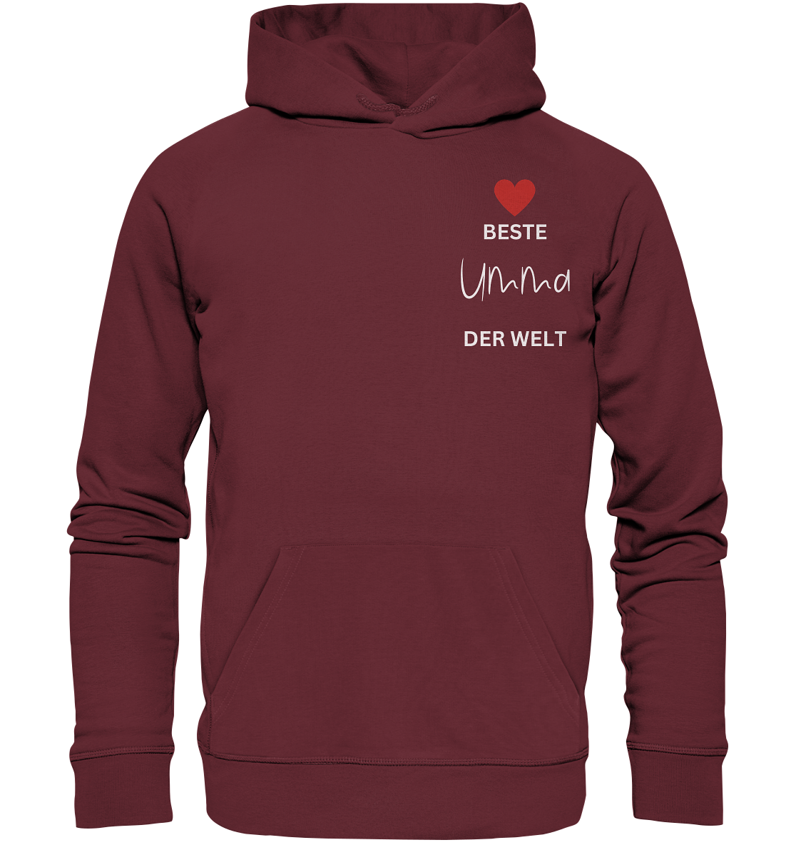UMMA DEFINITION + BEST UMMA - BOTH SIDED - Organic Hoodie
