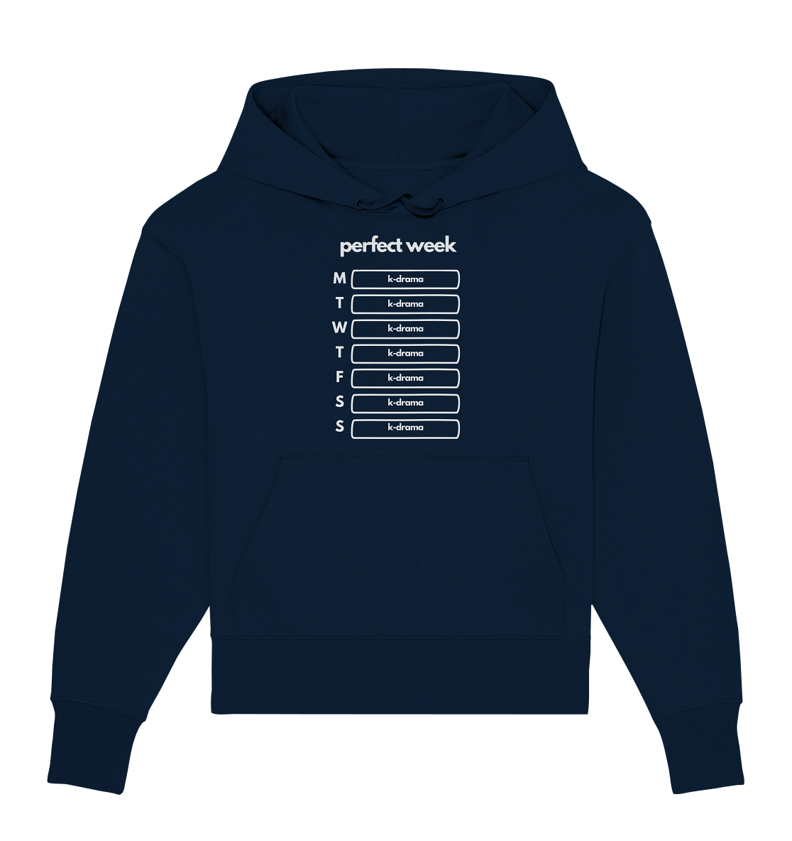 K-Drama Week - Organic Oversized Hoodie