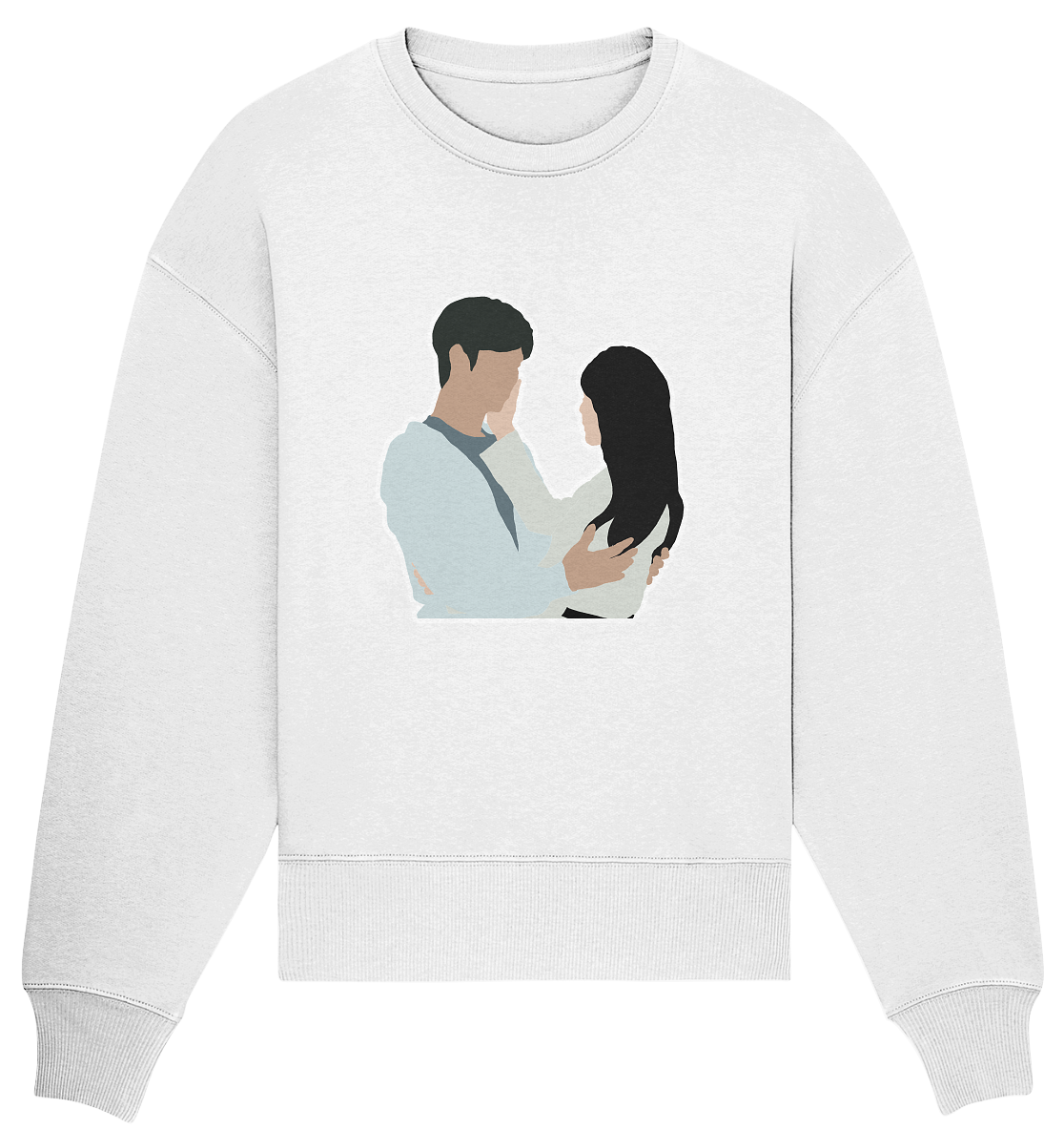 Queen of Tears - Kim Soo-hyun & Kim Ji-won - Baek Hyun-woo & Hong Hae-in - 1 - Organic Oversize Sweatshirt