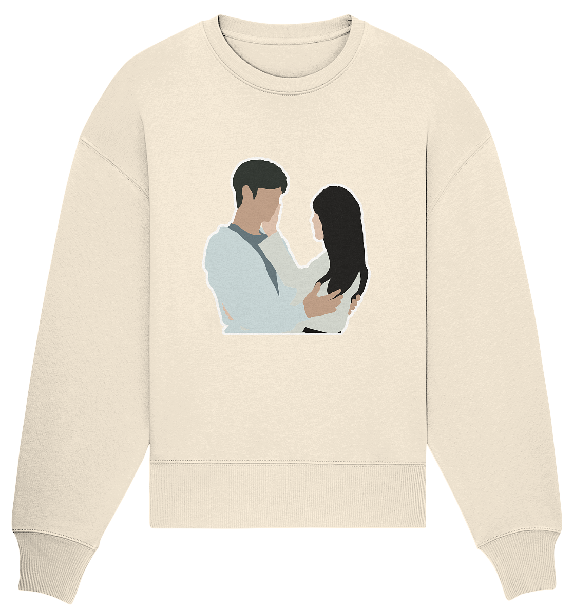 Queen of Tears - Kim Soo-hyun & Kim Ji-won - Baek Hyun-woo & Hong Hae-in - 1 - Organic Oversize Sweatshirt