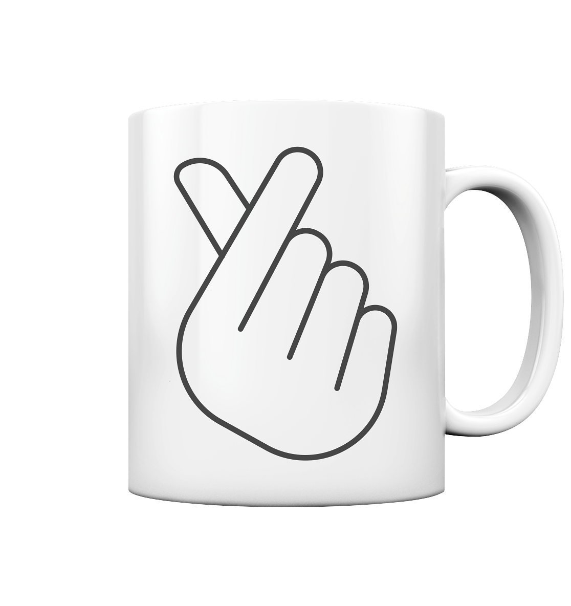 FINGER HEART - cup glossy