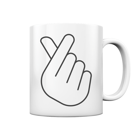 FINGER HEART - cup glossy