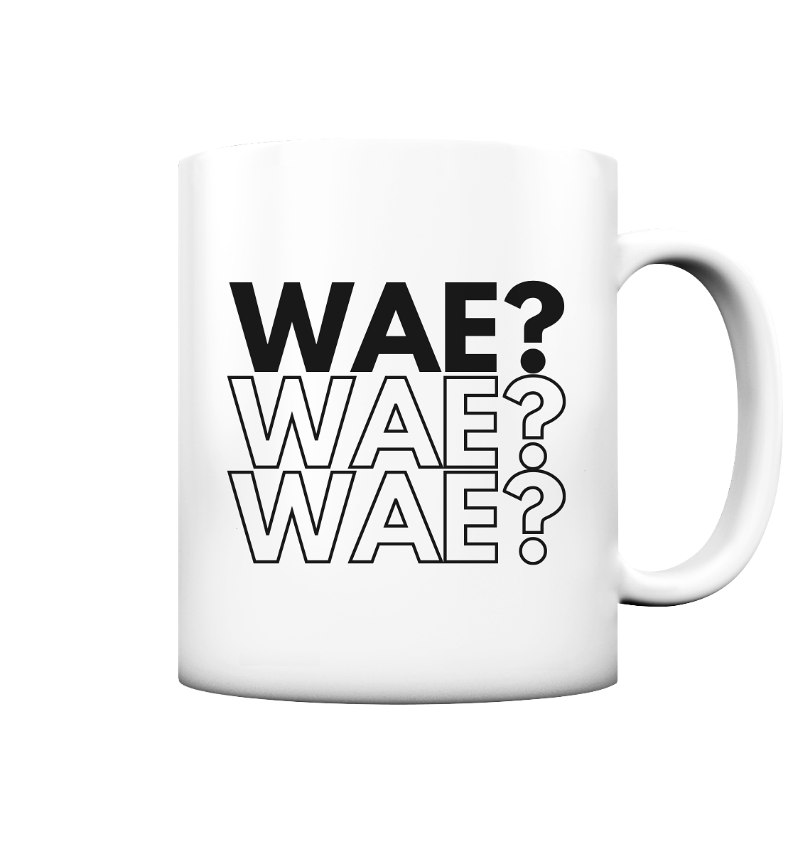 WAE? WAE? WAE? - Cup matte
