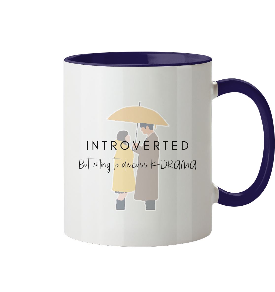 BUSINESS PROPOSAL - INTROVERTED BUT WILLING TO DISCUSS K-DRAMA - Mug two-tone