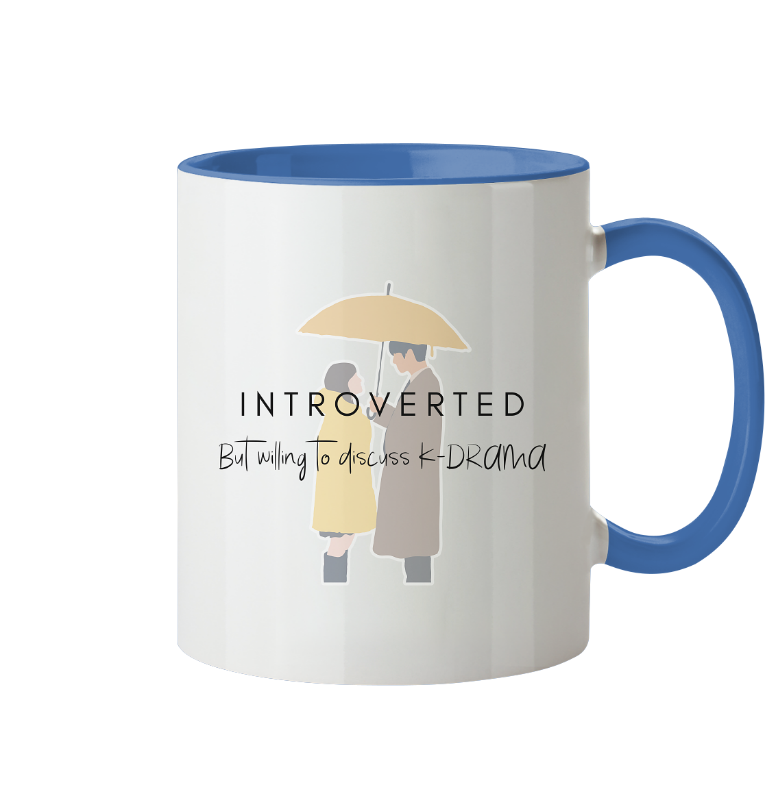 BUSINESS PROPOSAL - INTROVERTED BUT WILLING TO DISCUSS K-DRAMA - Mug two-tone