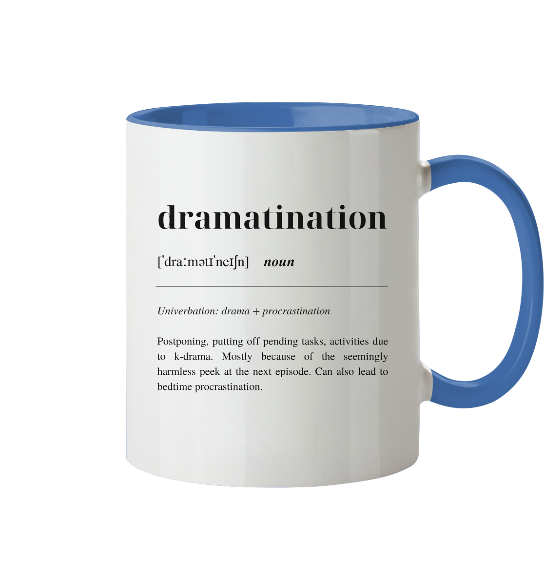 Dramatination - two-tone mug