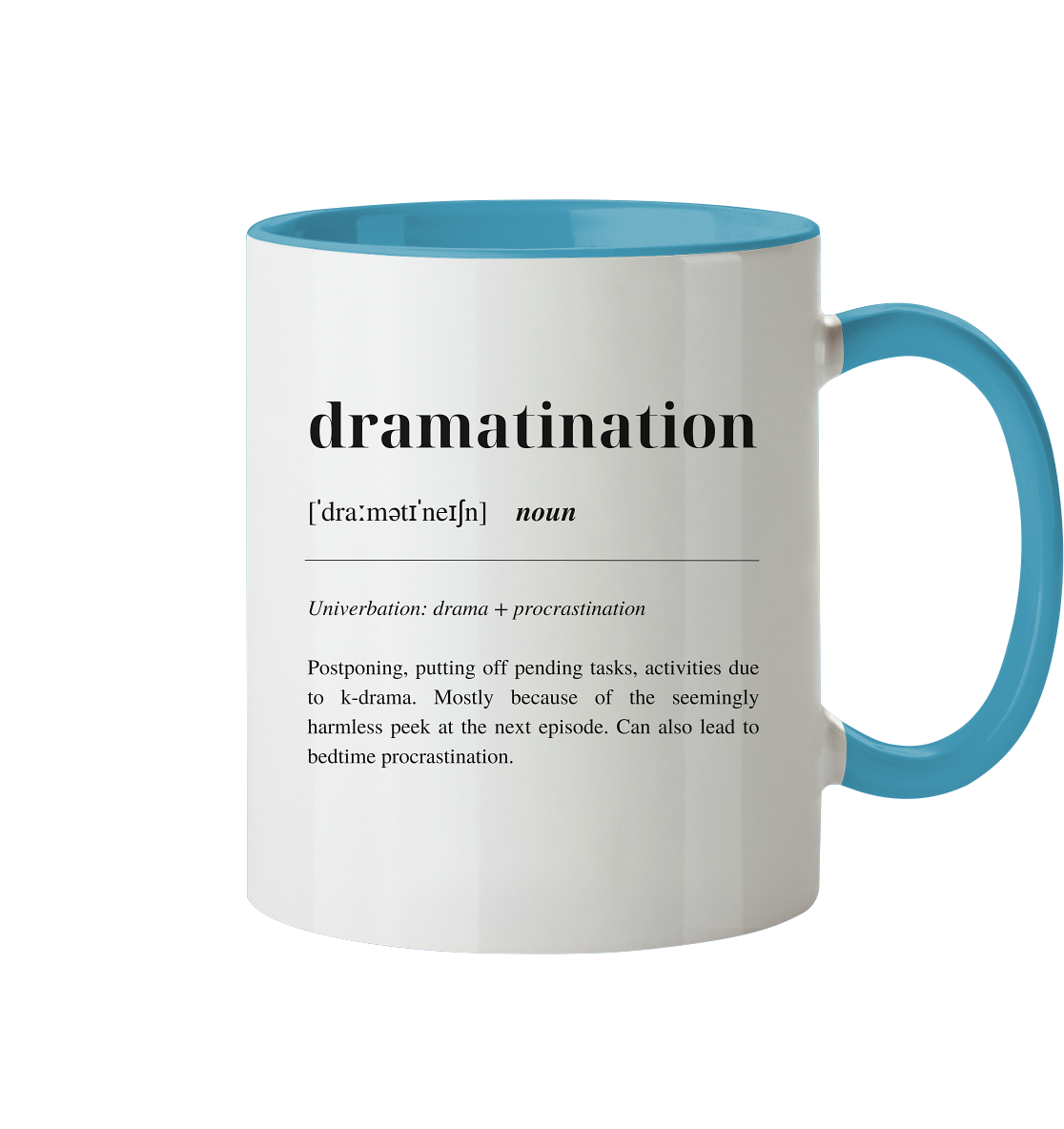 Dramatination - two-tone mug