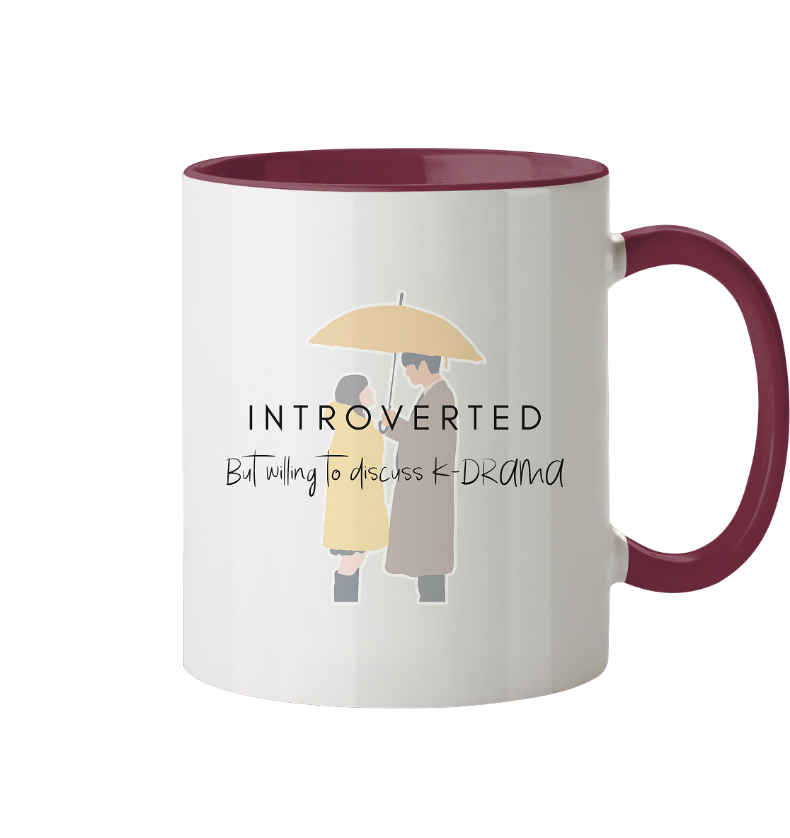 BUSINESS PROPOSAL - INTROVERTED BUT WILLING TO DISCUSS K-DRAMA - Mug two-tone