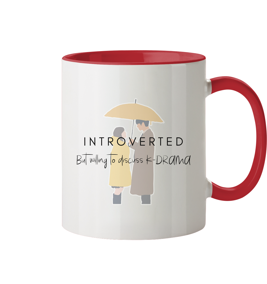 BUSINESS PROPOSAL - INTROVERTED BUT WILLING TO DISCUSS K-DRAMA - Mug two-tone